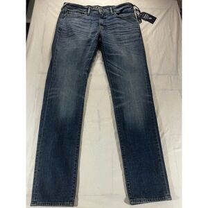 PRPS Goods & Co Jeans Mens 33x33.5 Le Sabre Slim Straight Light Indigo New